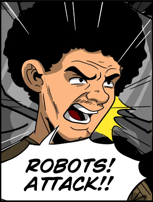 Fragment — robots attack